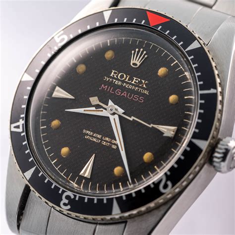 rolex milgauss ref 6541 with rare smooth bezel|rolex oyster perpetual datejust milgauss.